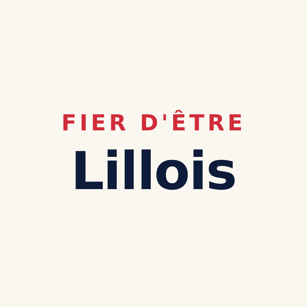 Tasse « Fier d'être Lillois » — design pour Lille