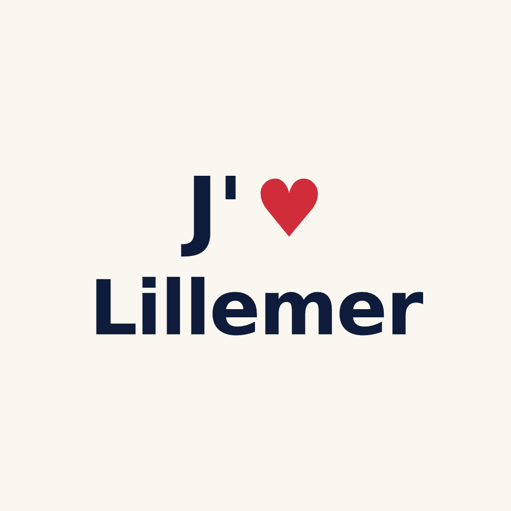 Tasse personnalisée Lillemer — design J'aime Lillemer