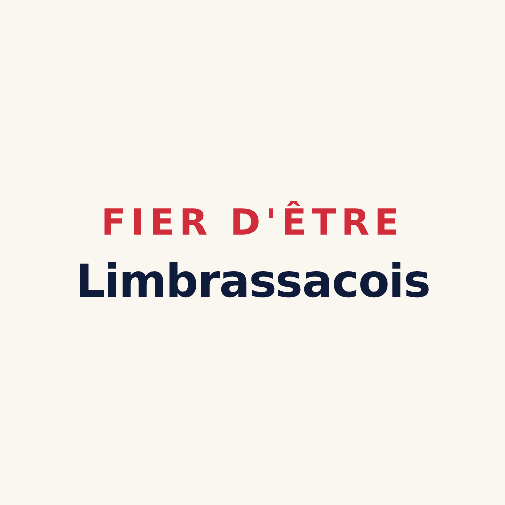 Tasse « Fier d'être Limbrassacois » — design pour Limbrassac