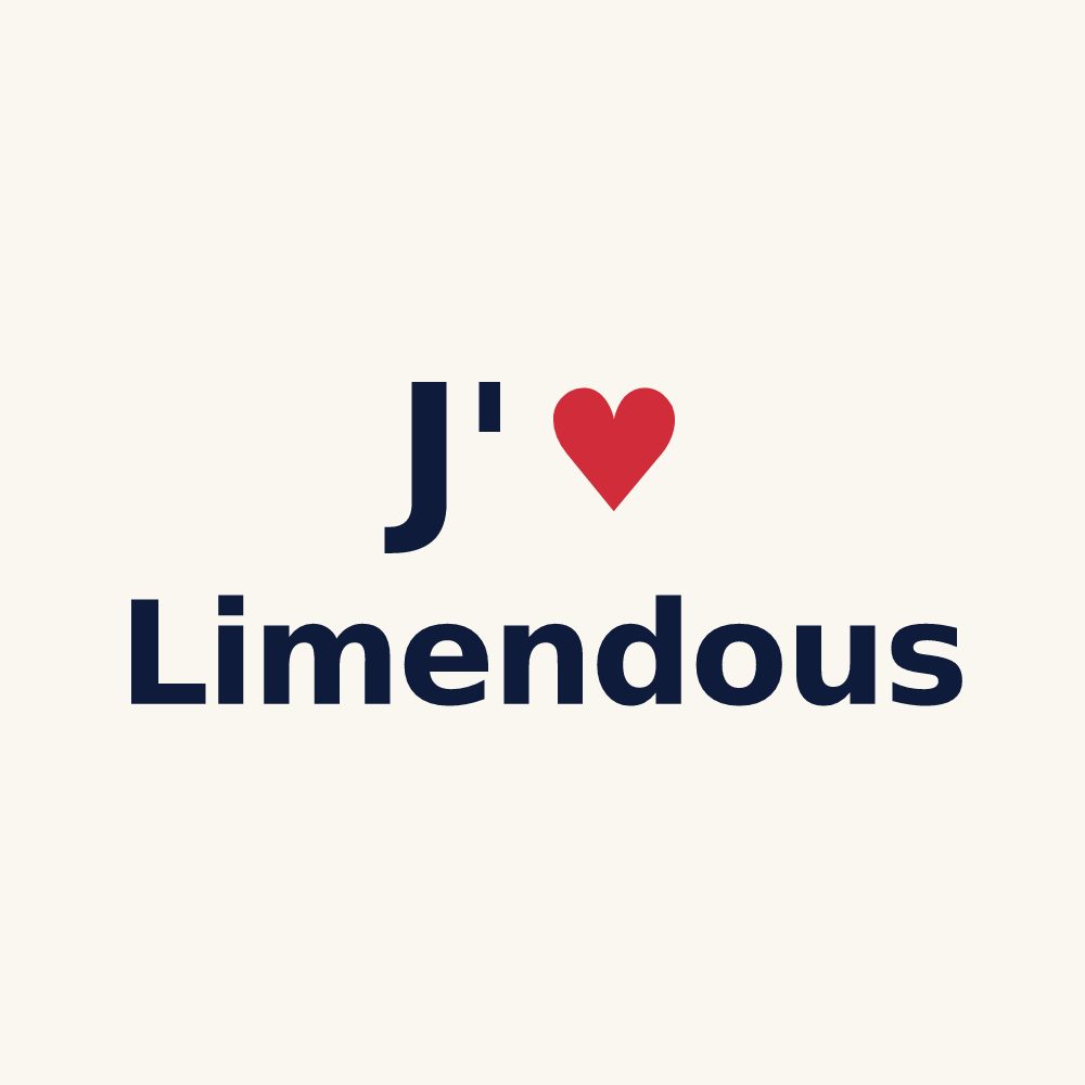 Tasse personnalisée Limendous — design J'aime Limendous