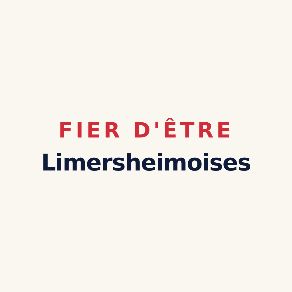 Tasse « Fier d'être Limersheimoises » — design pour Limersheim