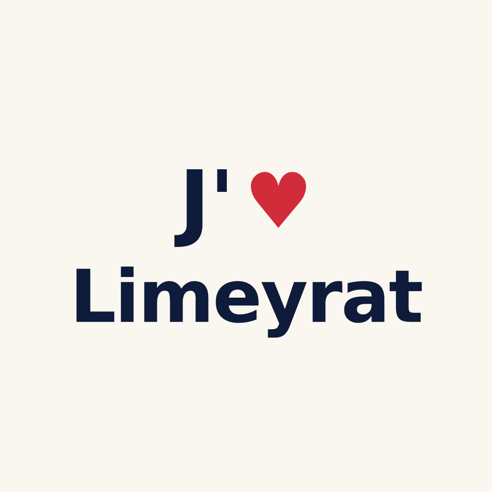 Tasse personnalisée Limeyrat — design J'aime Limeyrat