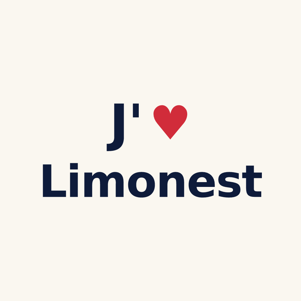 Tasse personnalisée Limonest — design J'aime Limonest