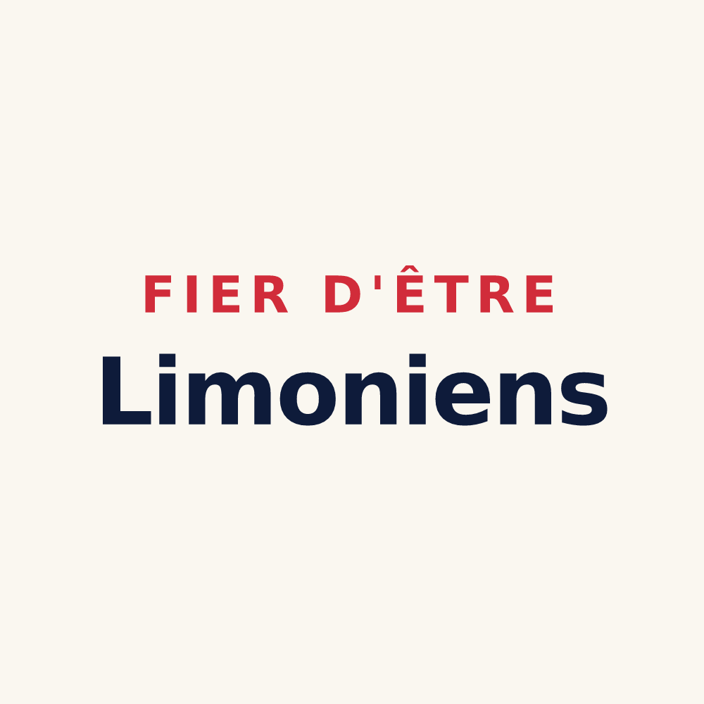 Tasse « Fier d'être Limoniens » — design pour Limony