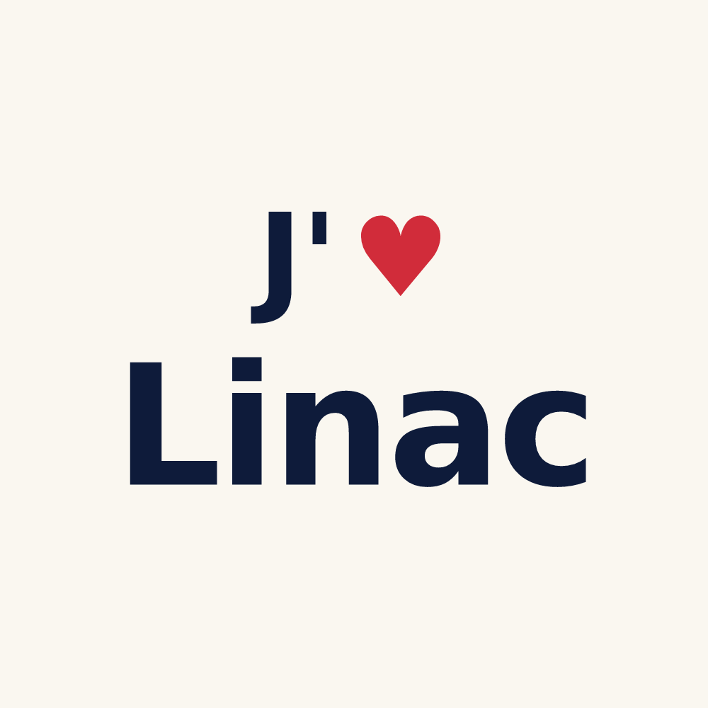 Tasse personnalisée Linac — design J'aime Linac