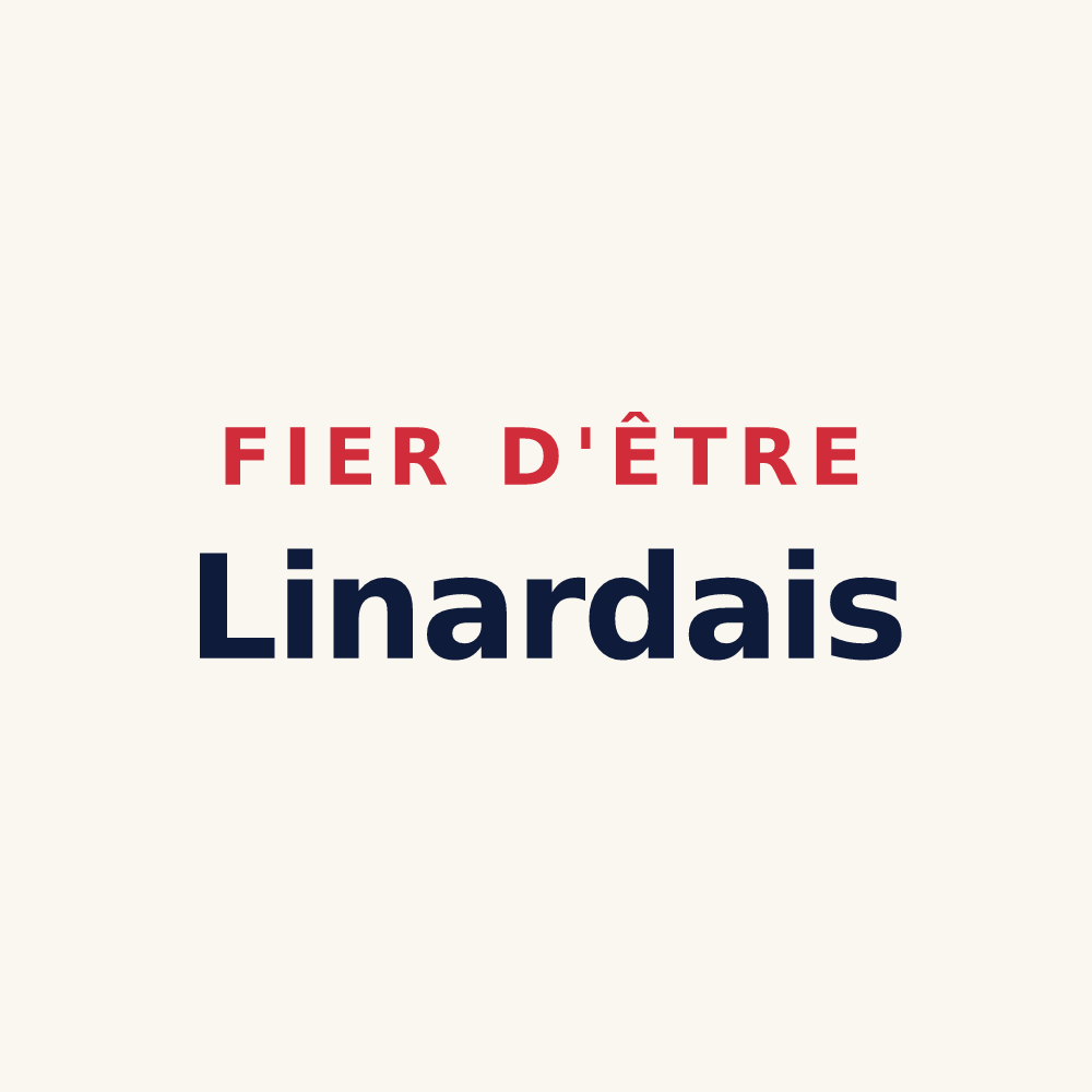 Tasse « Fier d'être Linardais » — design pour Linards