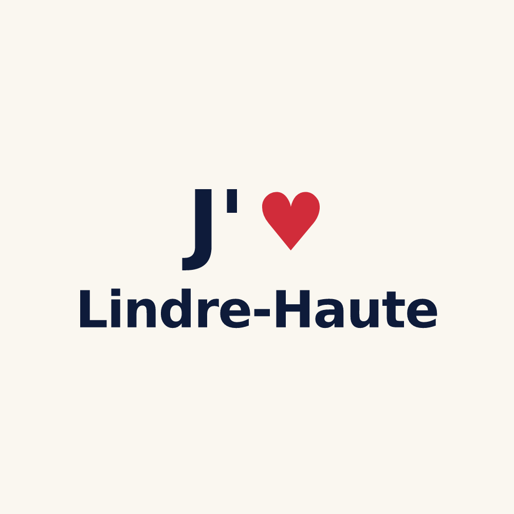 Tasse personnalisée Lindre-Haute — design J'aime Lindre-Haute