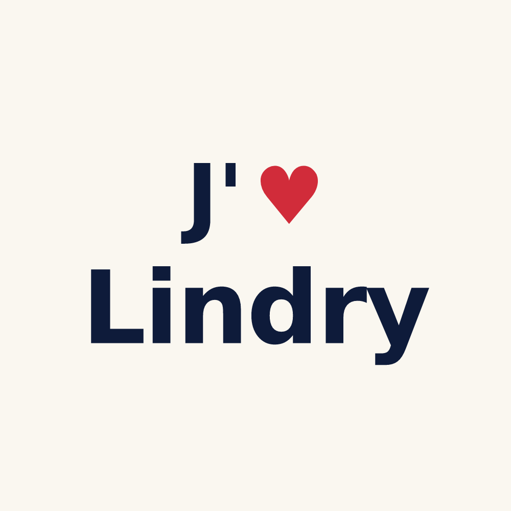 Tasse personnalisée Lindry — design J'aime Lindry