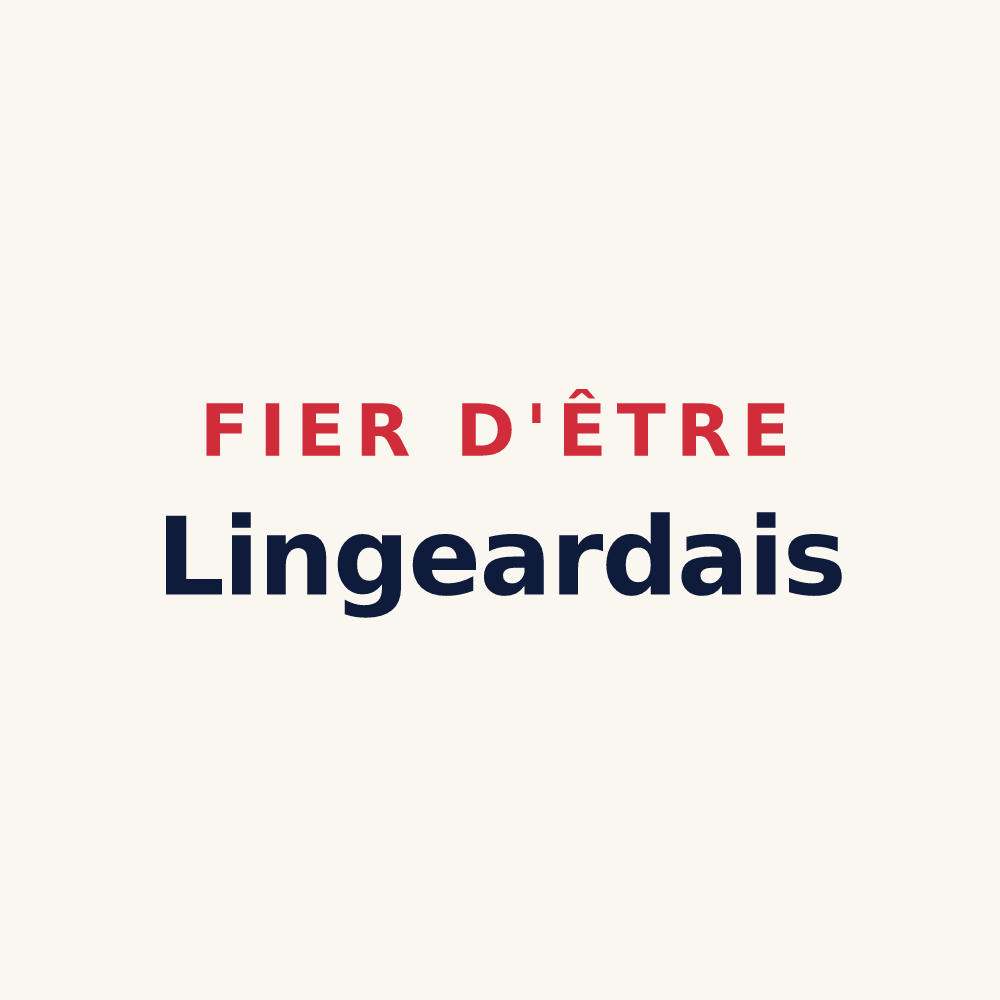 Tasse « Fier d'être Lingeardais » — design pour Lingeard
