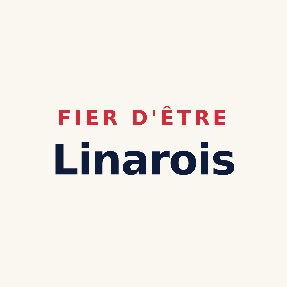 Tasse « Fier d'être Linarois » — design pour Liniers