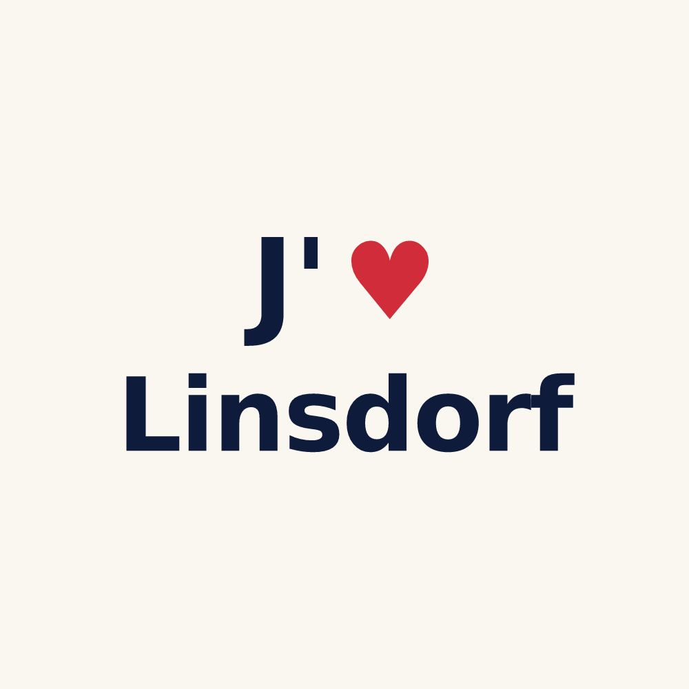 Tasse personnalisée Linsdorf — design J'aime Linsdorf