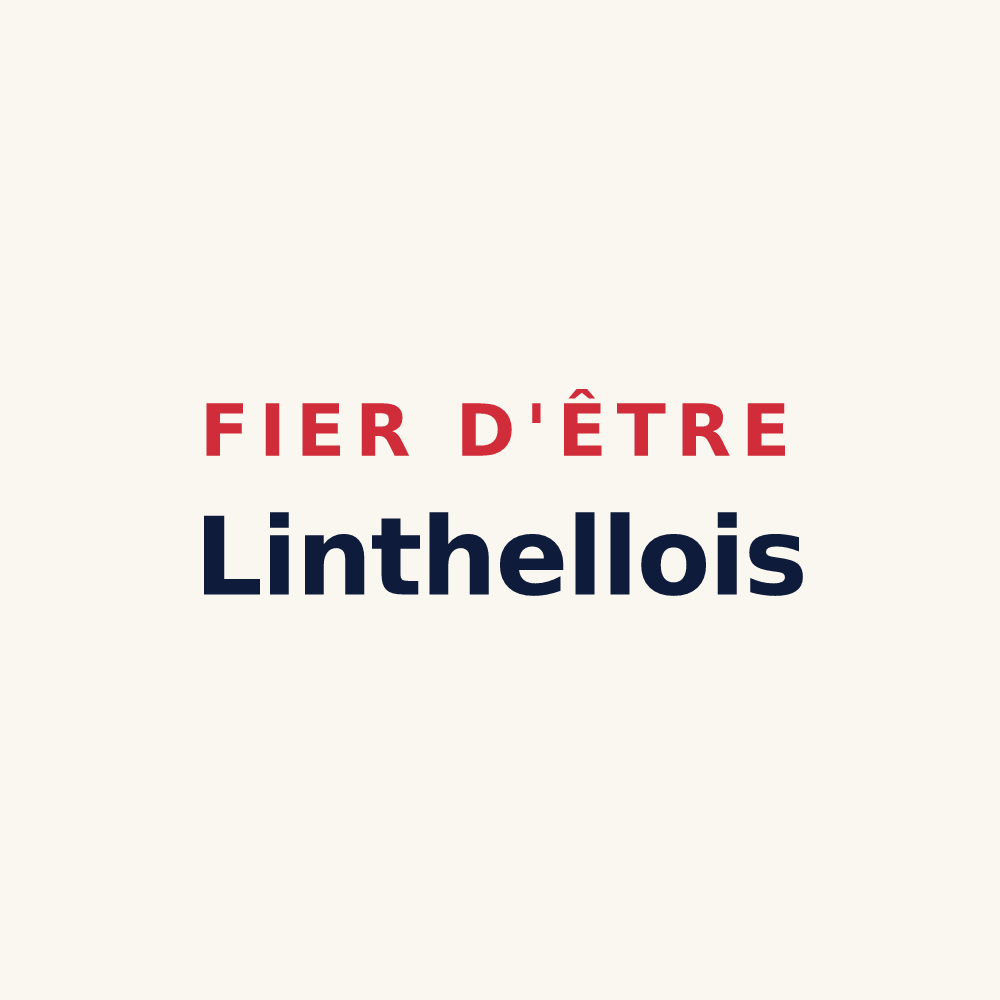 Tasse « Fier d'être Linthellois » — design pour Linthelles