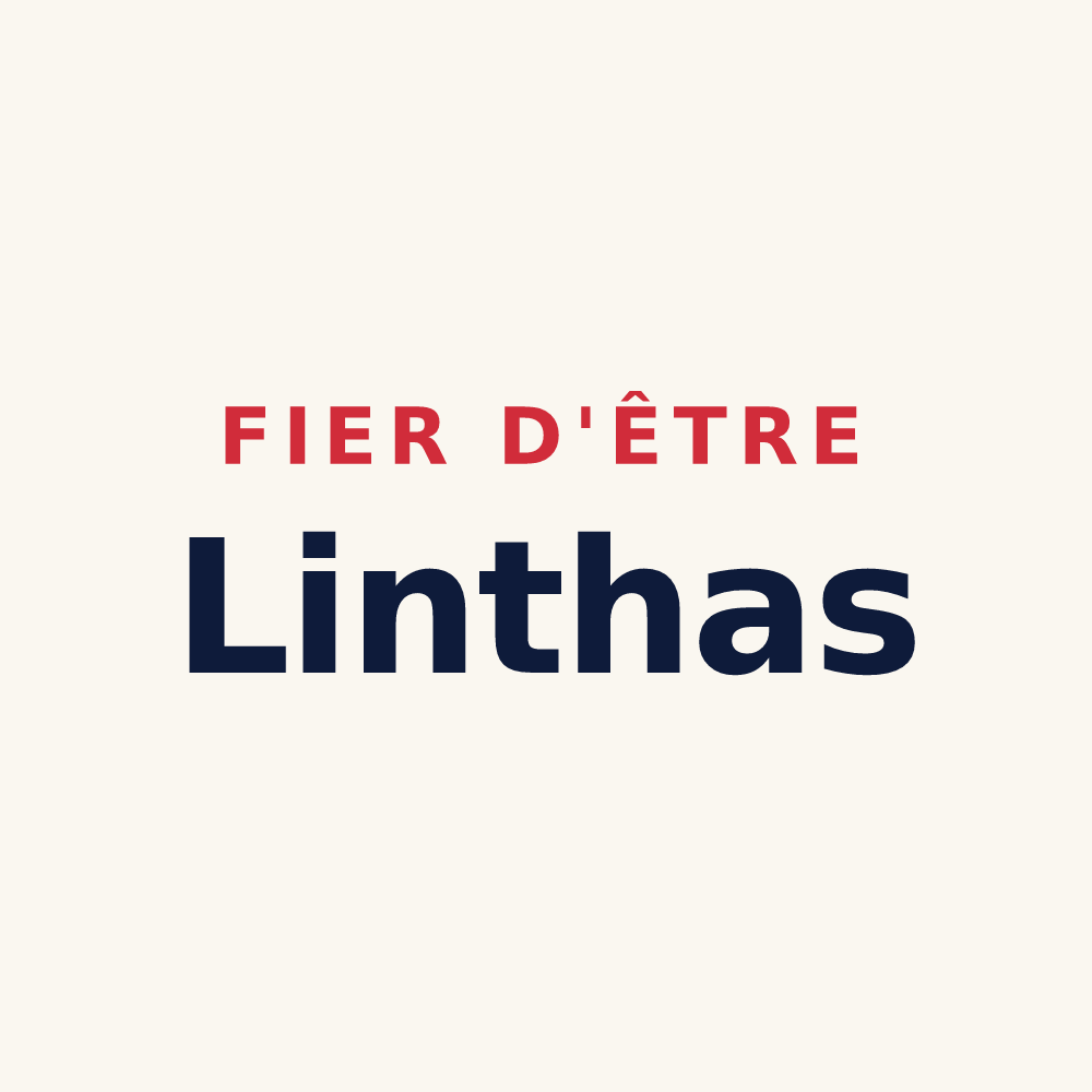 Tasse « Fier d'être Linthas » — design pour Linthes