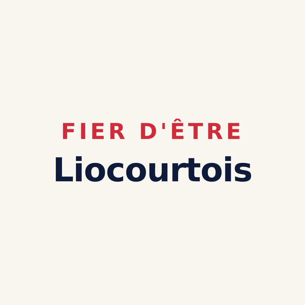 Tasse « Fier d'être Liocourtois » — design pour Liocourt