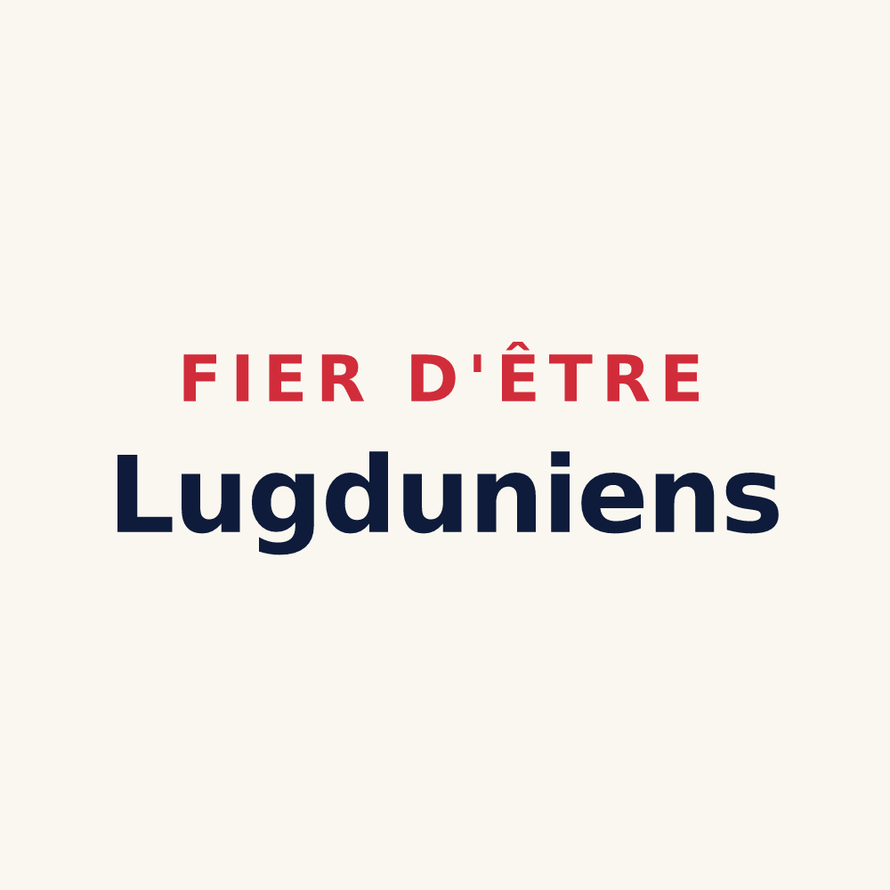 Tasse « Fier d'être Lugduniens » — design pour Lion-en-Sullias