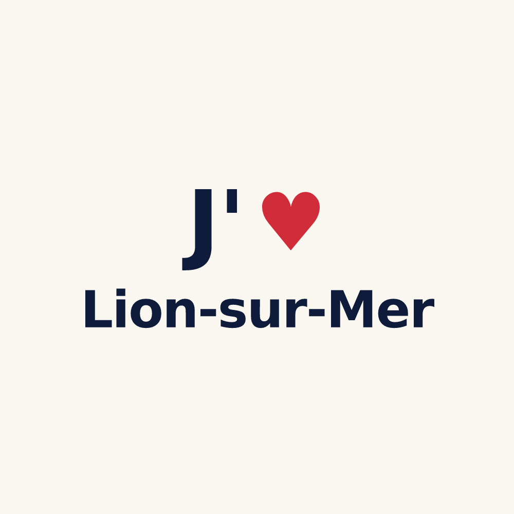 Tasse personnalisée Lion-sur-Mer — design J'aime Lion-sur-Mer