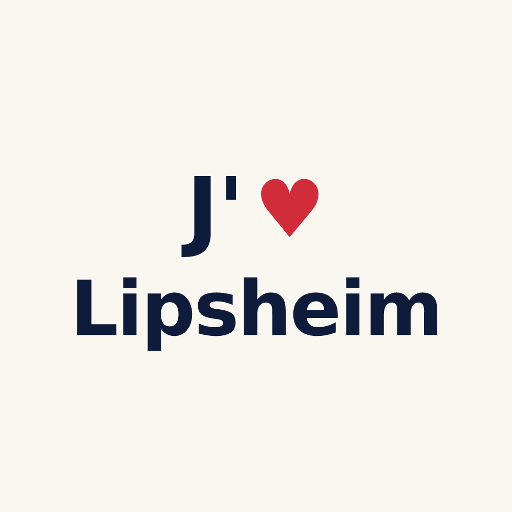 Tasse personnalisée Lipsheim — design J'aime Lipsheim