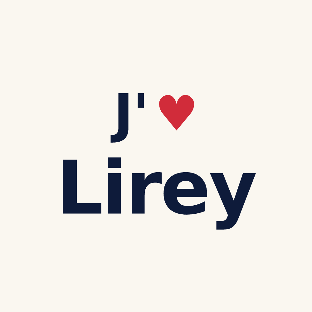 Tasse personnalisée Lirey — design « J'aime Lirey » imprimé sur la tasse