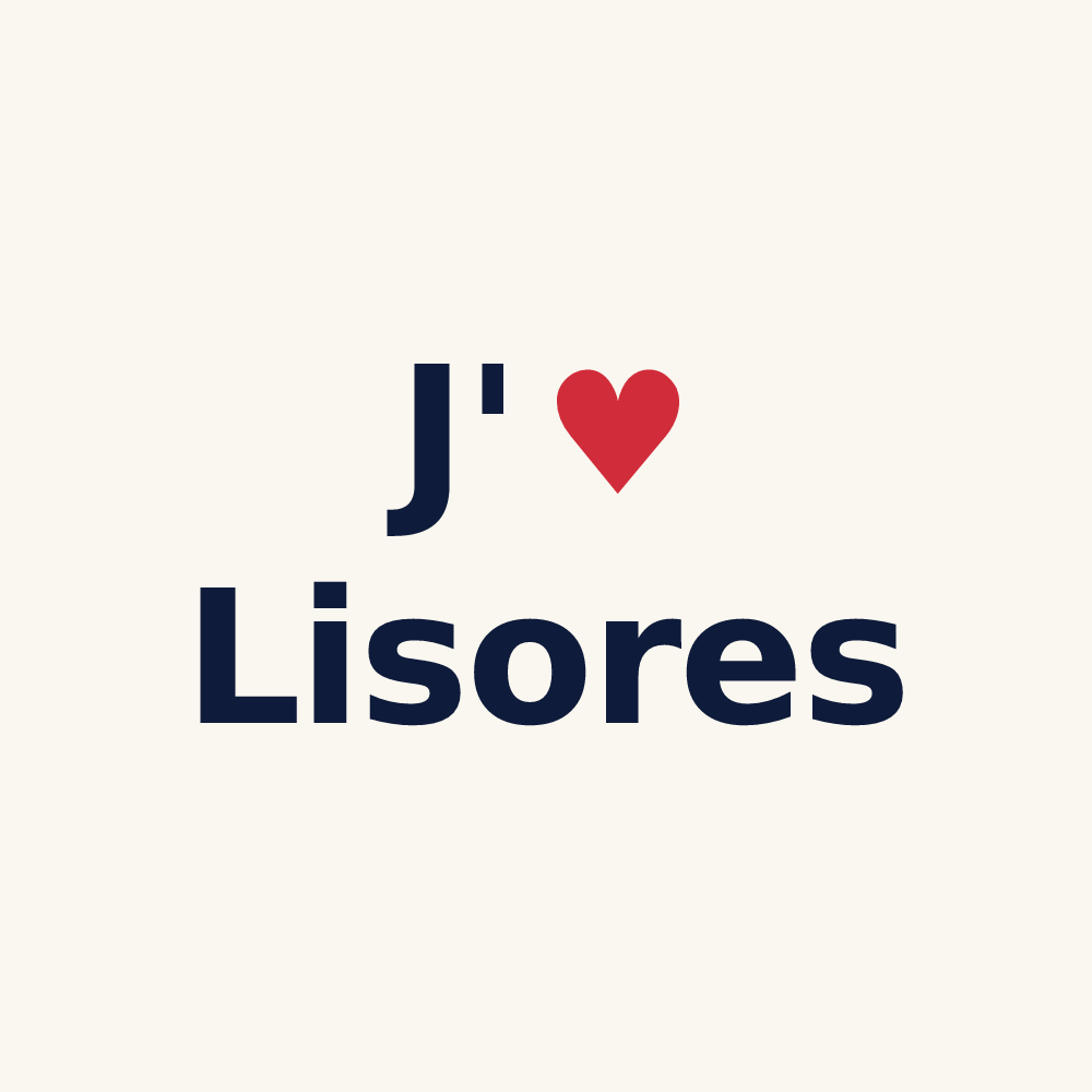 Tasse personnalisée Lisores — design J'aime Lisores