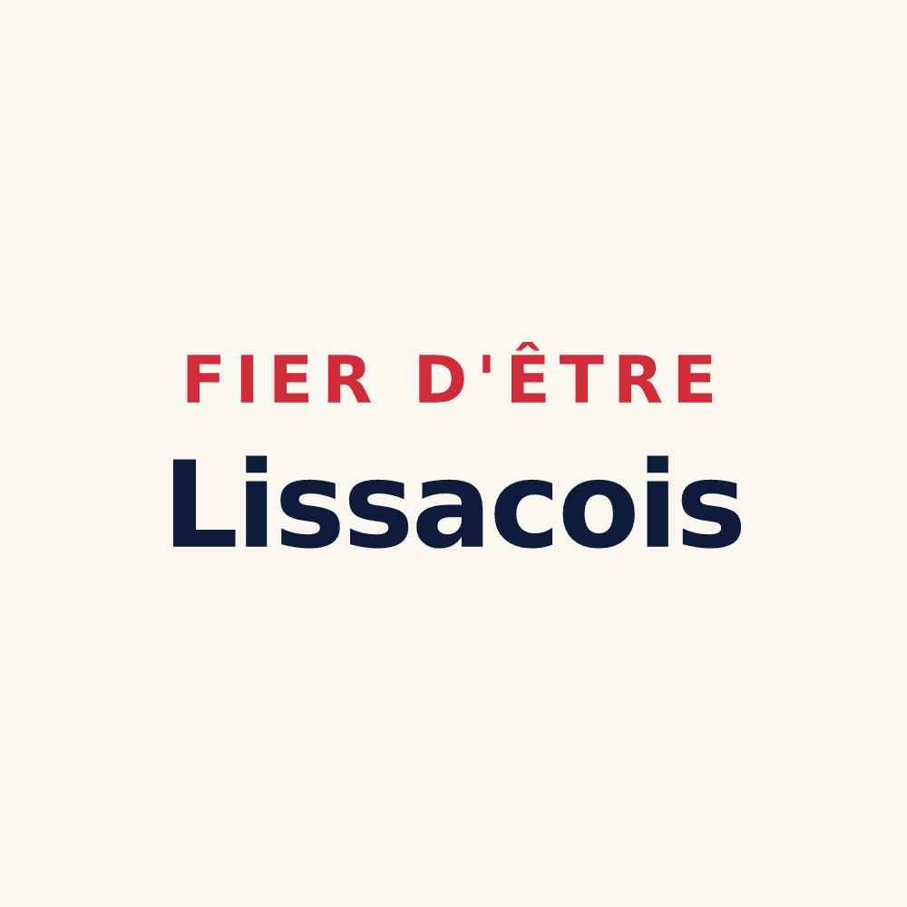 Tasse « Fier d'être Lissacois » — design pour Lissac-sur-Couze