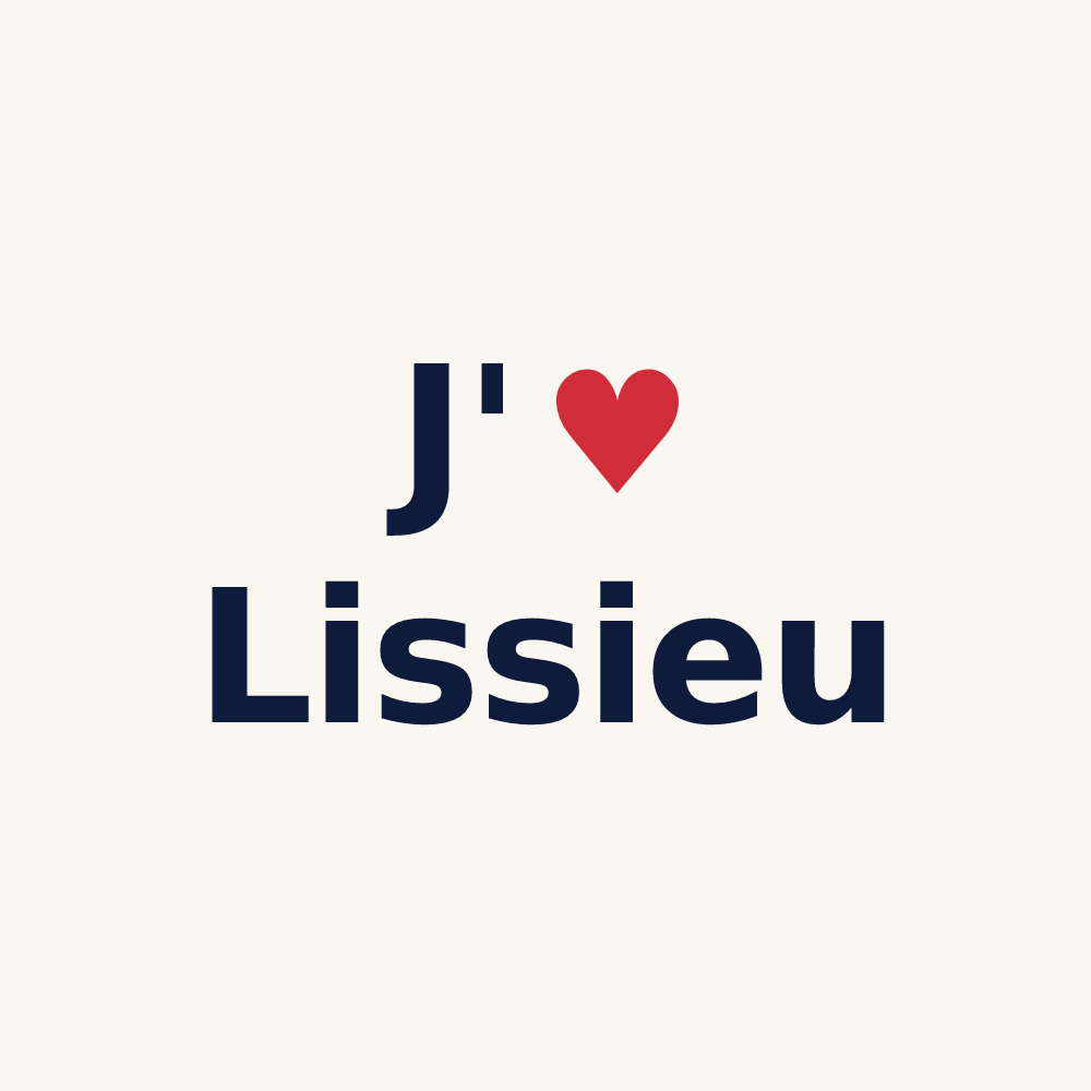 Tasse personnalisée Lissieu — design J'aime Lissieu