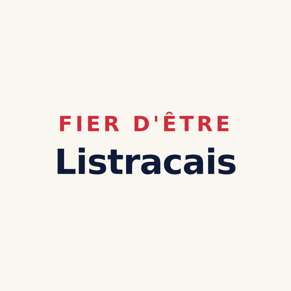 Tasse « Fier d'être Listracais » — design pour Listrac-de-Durèze