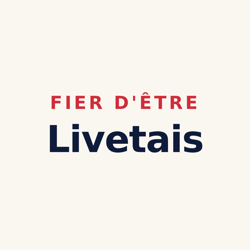 Tasse « Fier d'être Livetais » — design pour Livet-sur-Authou