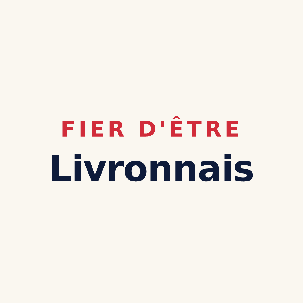 Tasse « Fier d'être Livronnais » — design pour Livron-sur-Drôme