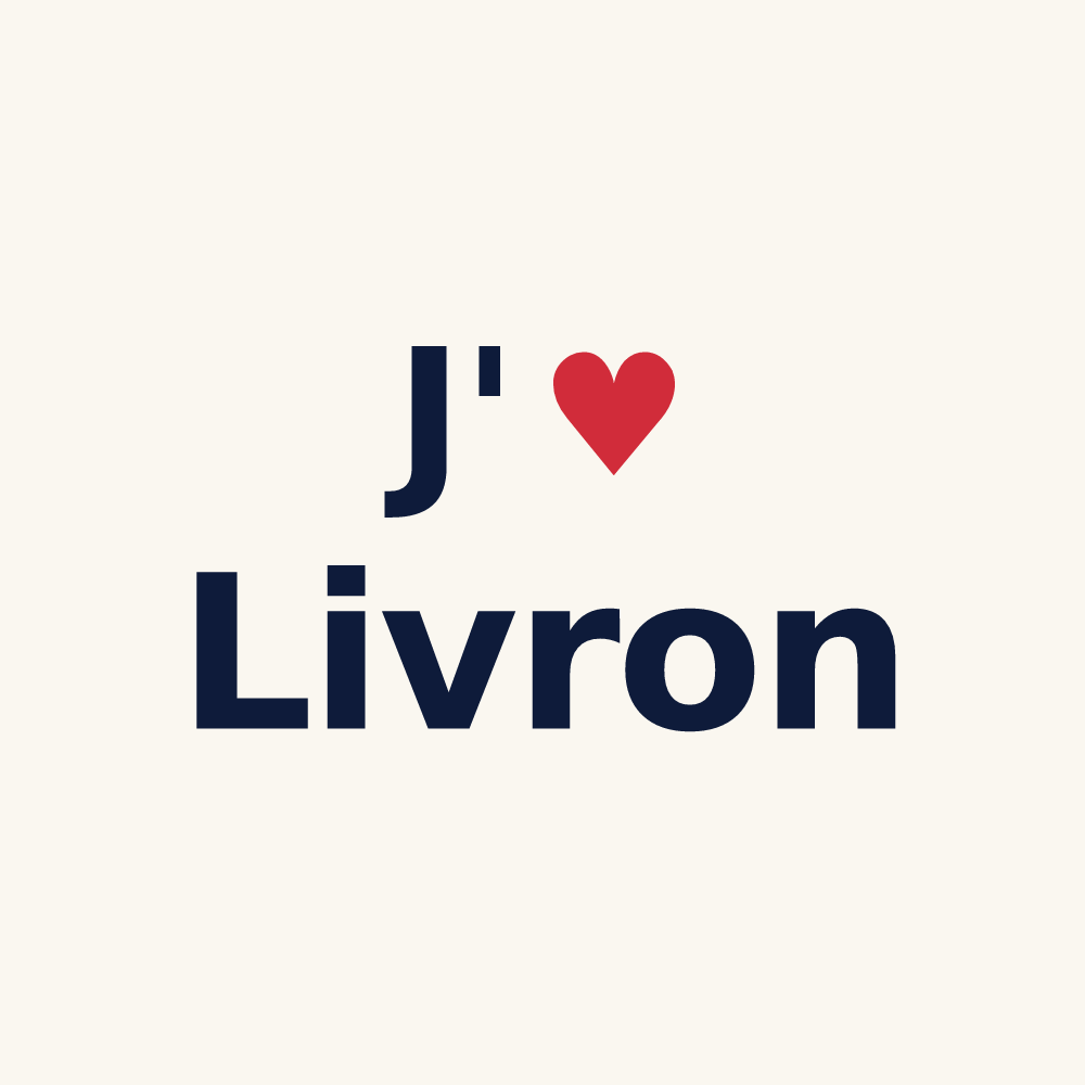Tasse personnalisée Livron — design J'aime Livron