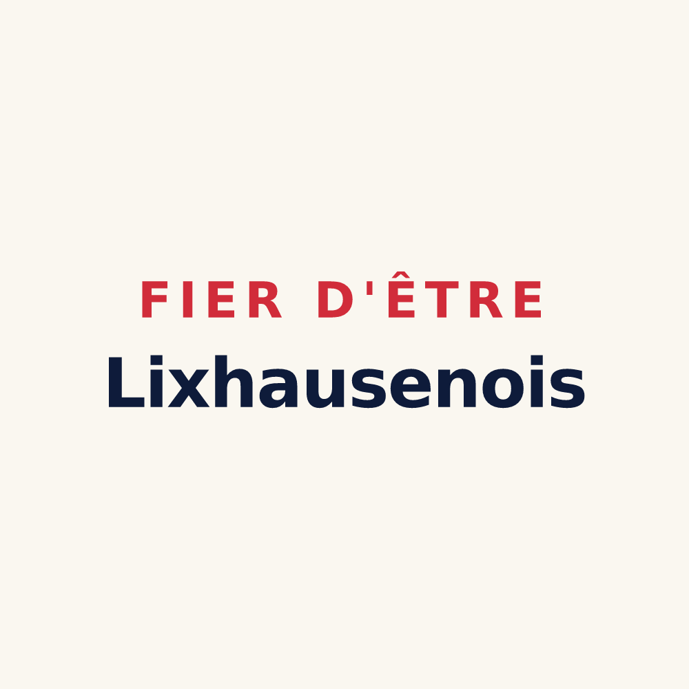 Tasse « Fier d'être Lixhausenois » — design pour Lixhausen