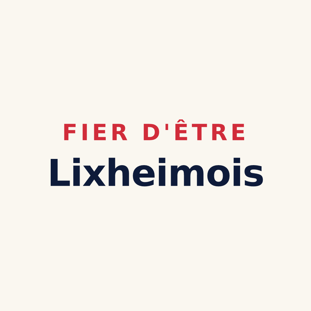 Tasse « Fier d'être Lixheimois » — design pour Lixheim