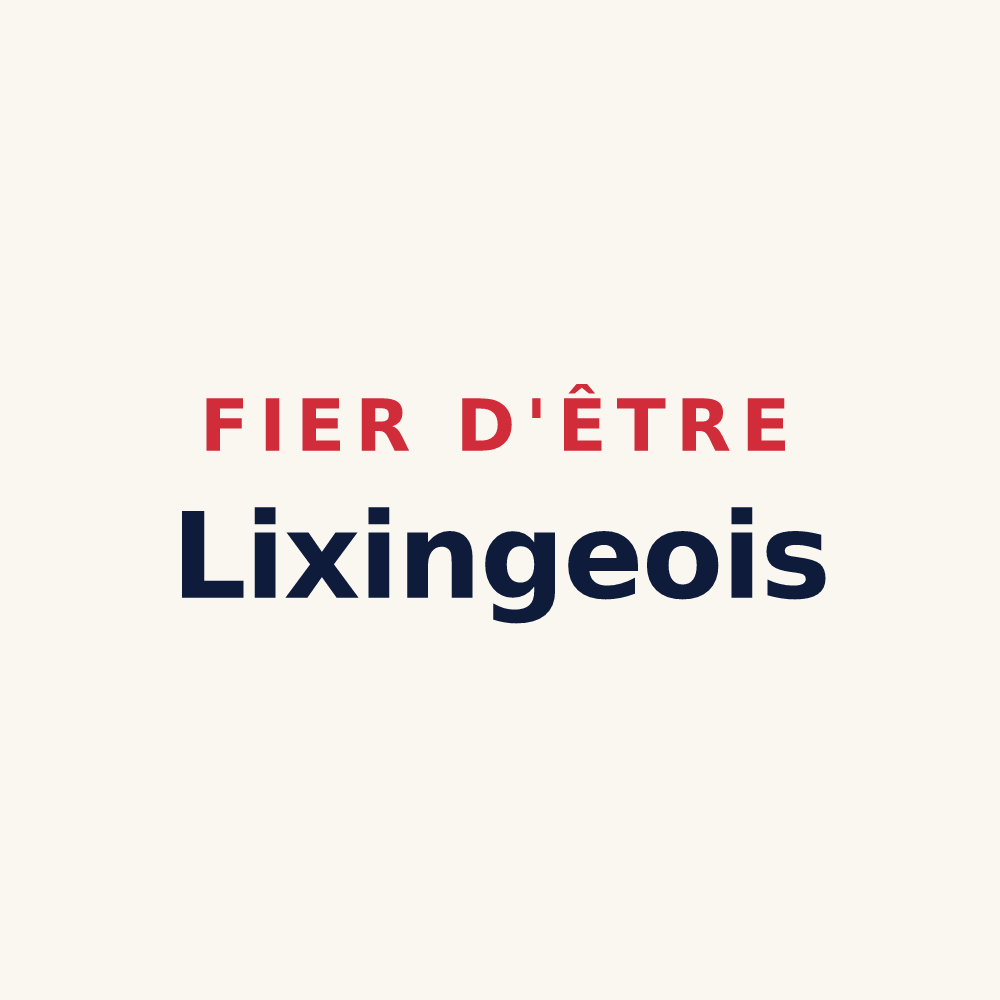 Tasse « Fier d'être Lixingeois » — design pour Lixing-lès-Saint-Avold