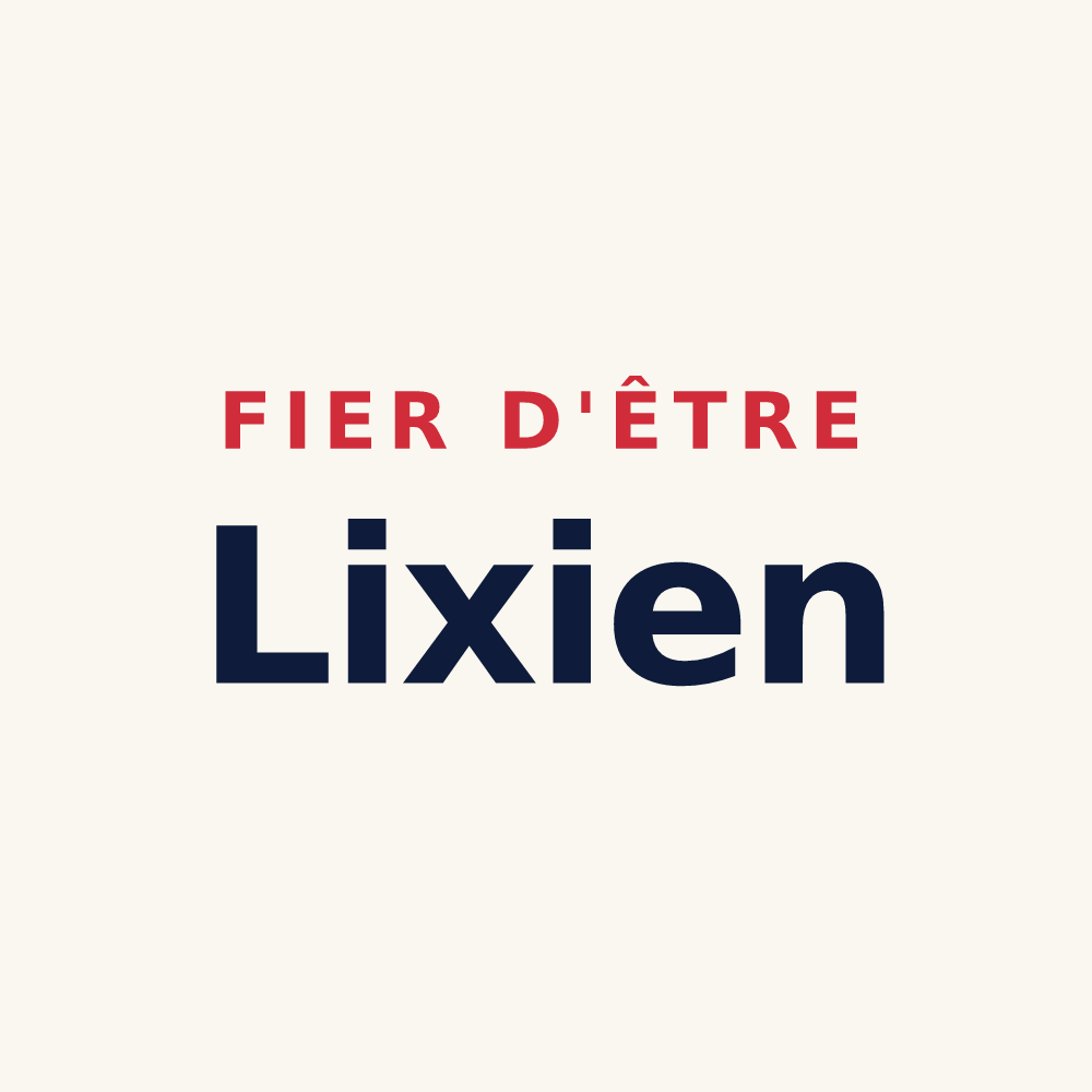 Tasse « Fier d'être Lixien » — design pour Lixy