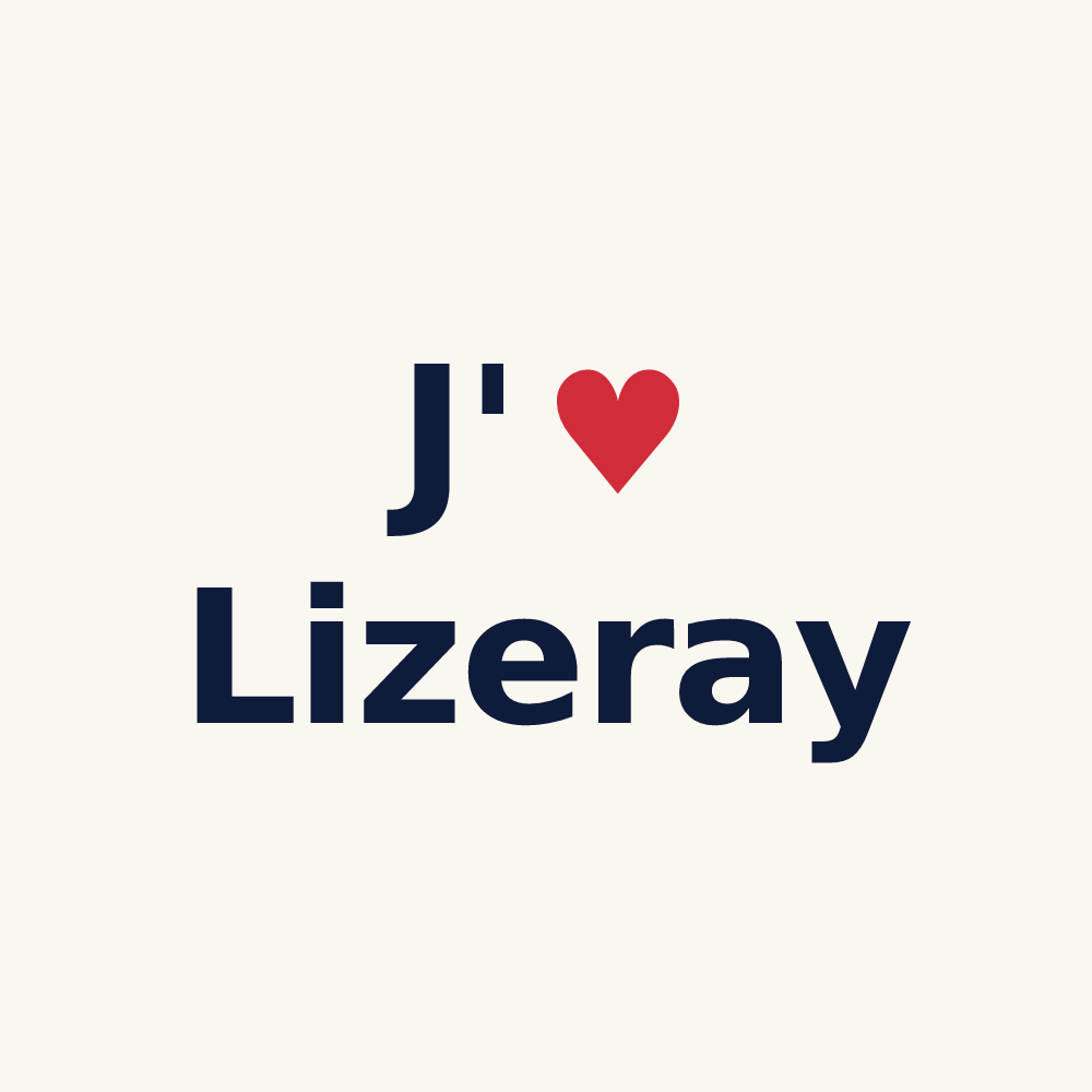 Tasse personnalisée Lizeray — design J'aime Lizeray