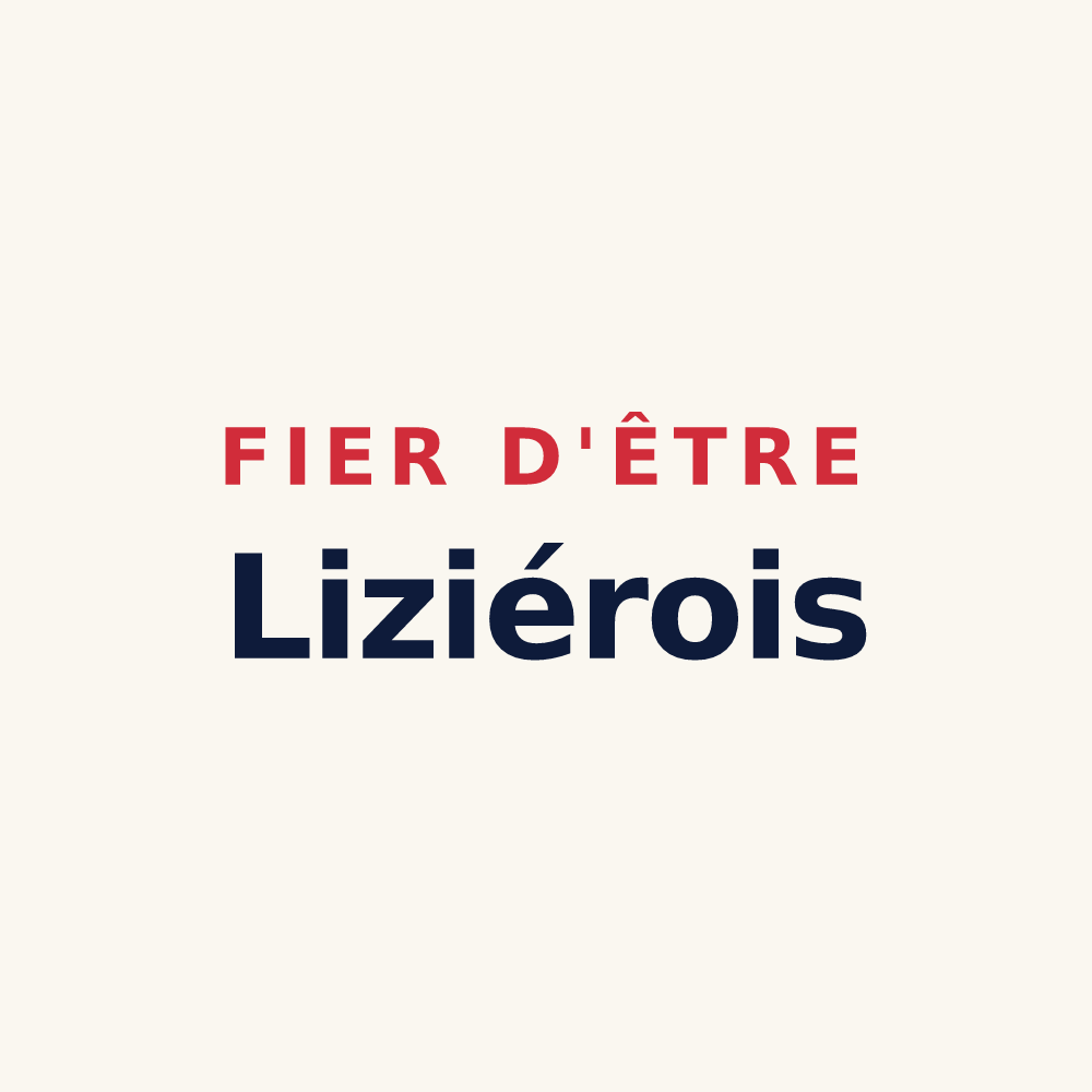 Tasse « Fier d'être Liziérois » — design pour Lizières