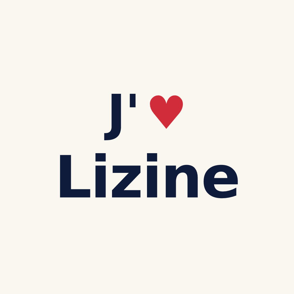 Tasse personnalisée Lizine — design J'aime Lizine