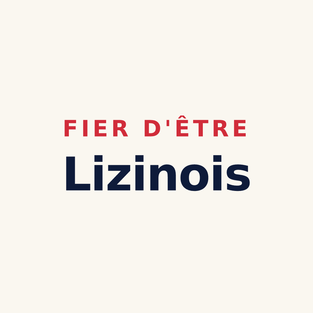 Tasse « Fier d'être Lizinois » — design pour Lizines