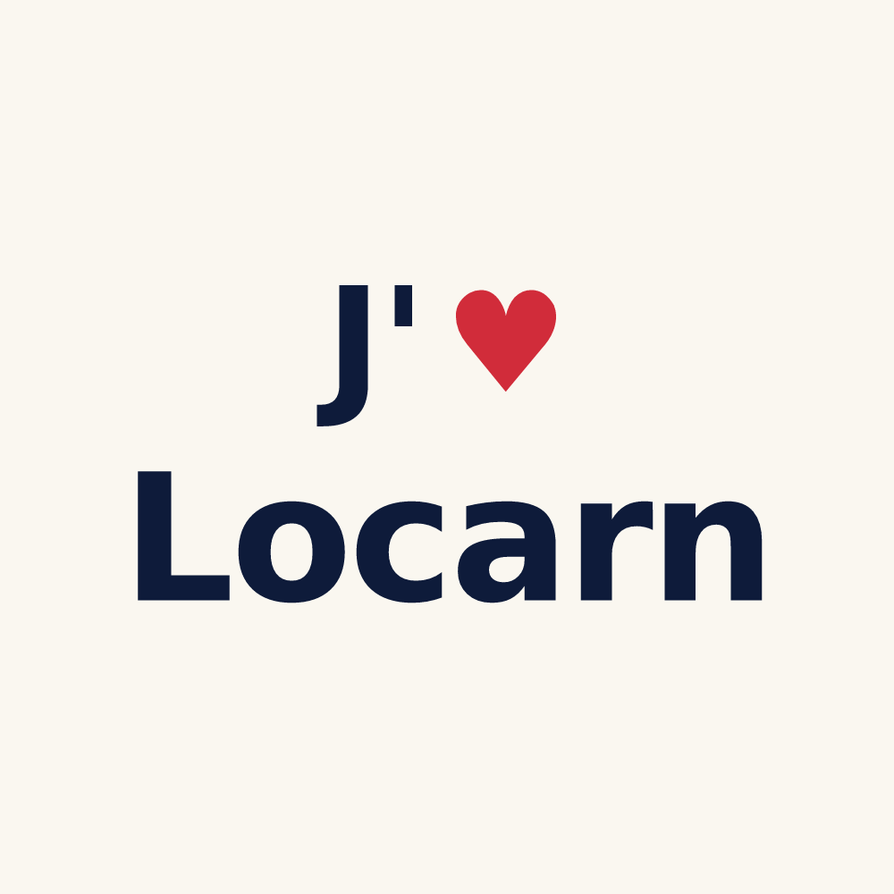 Tasse personnalisée Locarn — design J'aime Locarn