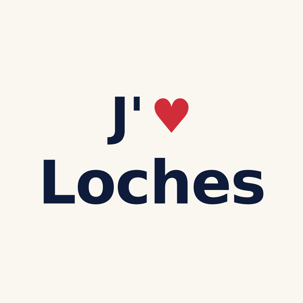 Tasse personnalisée Loches — design J'aime Loches