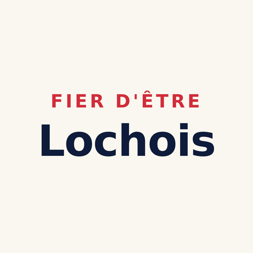 Tasse « Fier d'être Lochois » — design pour Loches