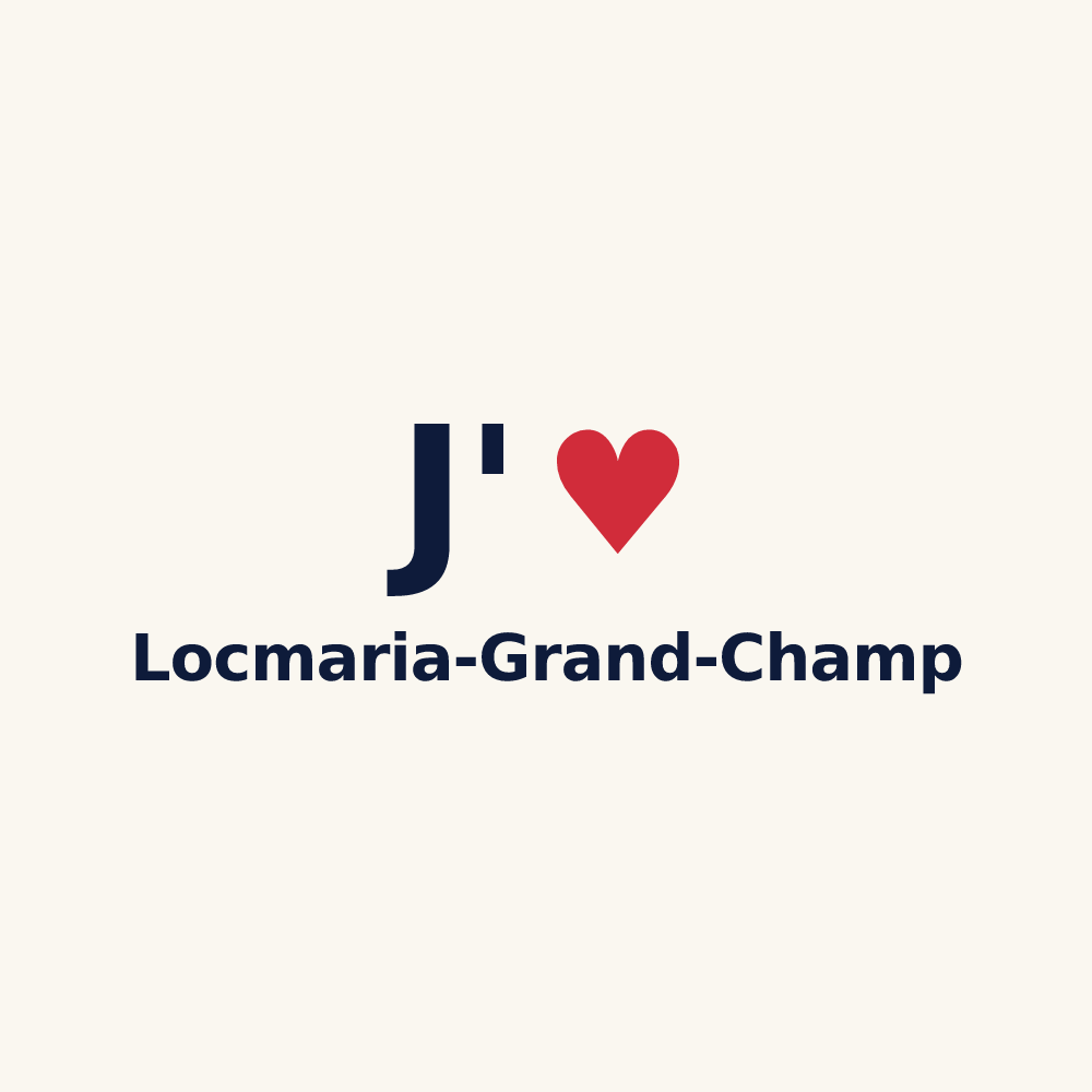 Tasse personnalisée Locmaria-Grand-Champ — design J'aime Locmaria-Grand-Champ