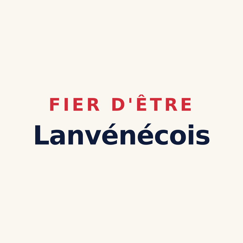Tasse « Fier d'être Lanvénécois » — design pour Locmaria-Plouzané