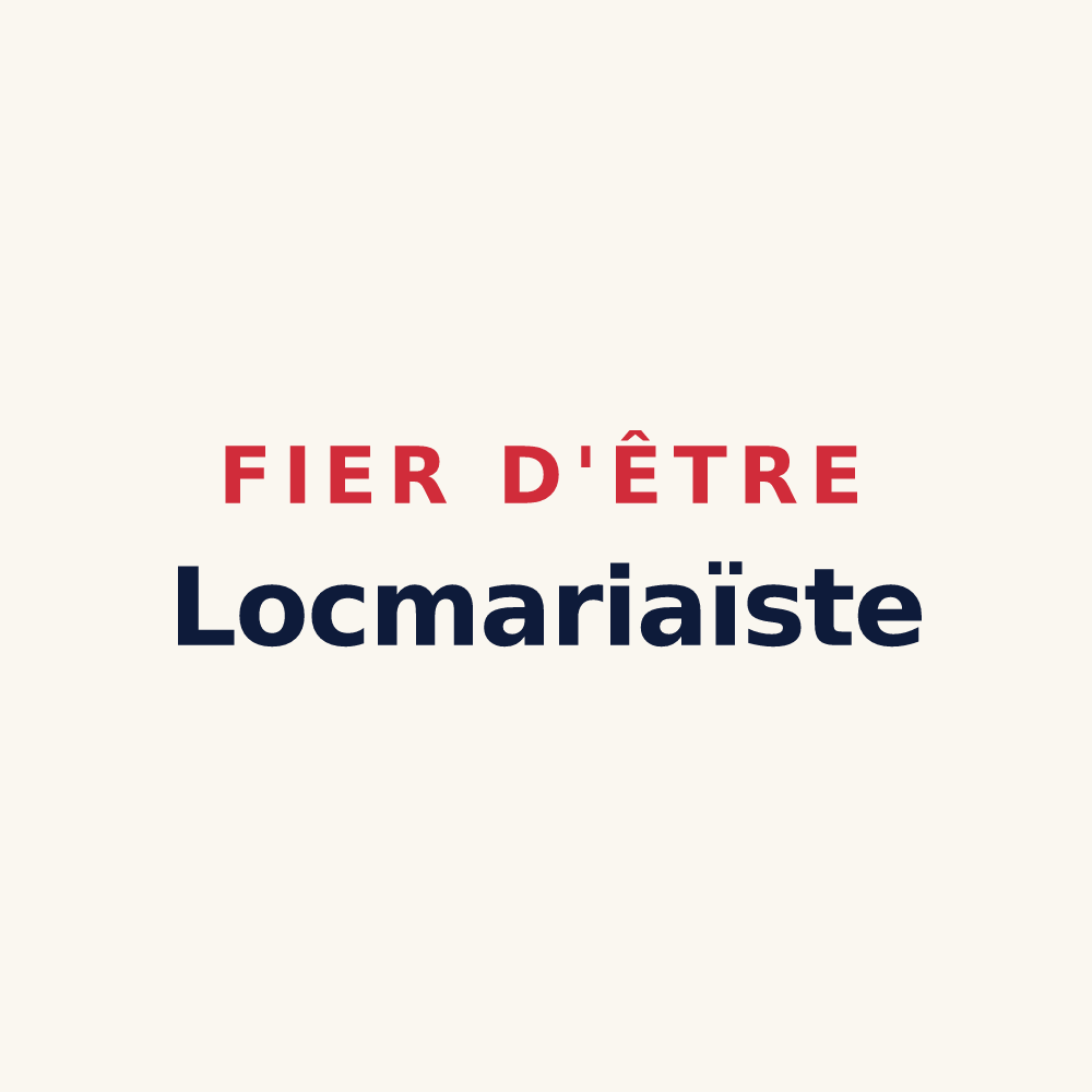 Tasse « Fier d'être Locmariaïste » — design pour Locmaria