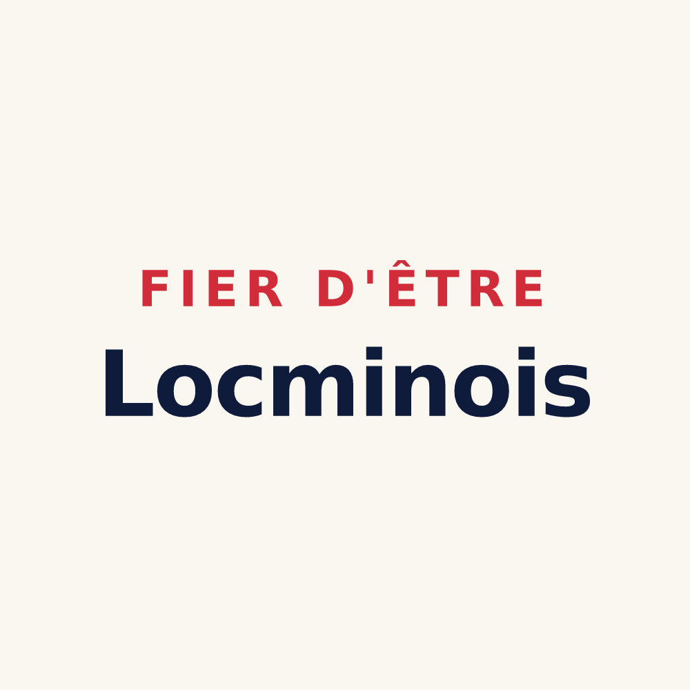 Tasse « Fier d'être Locminois » — design pour Locminé