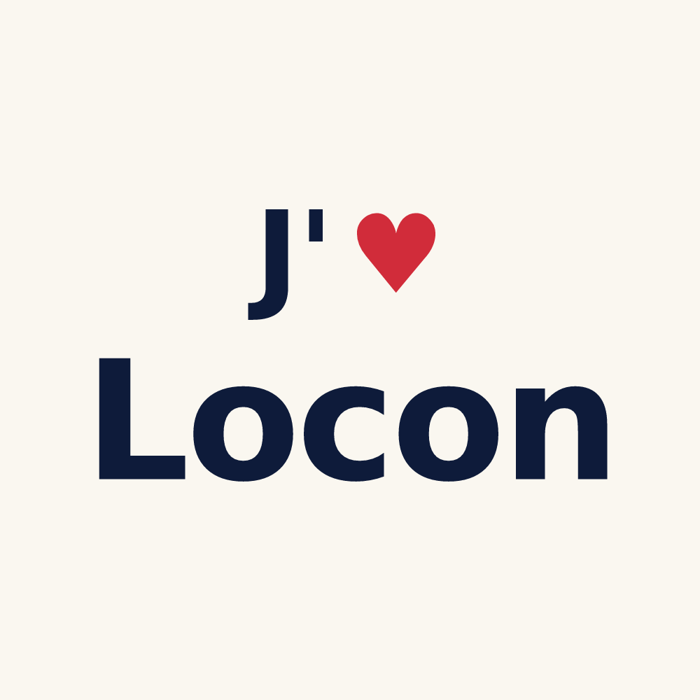 Tasse personnalisée Locon — design J'aime Locon