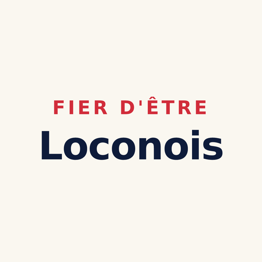 Tasse « Fier d'être Loconois » — design pour Locon