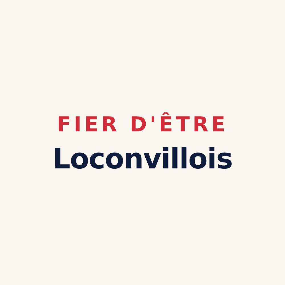 Tasse « Fier d'être Loconvillois » — design pour Loconville
