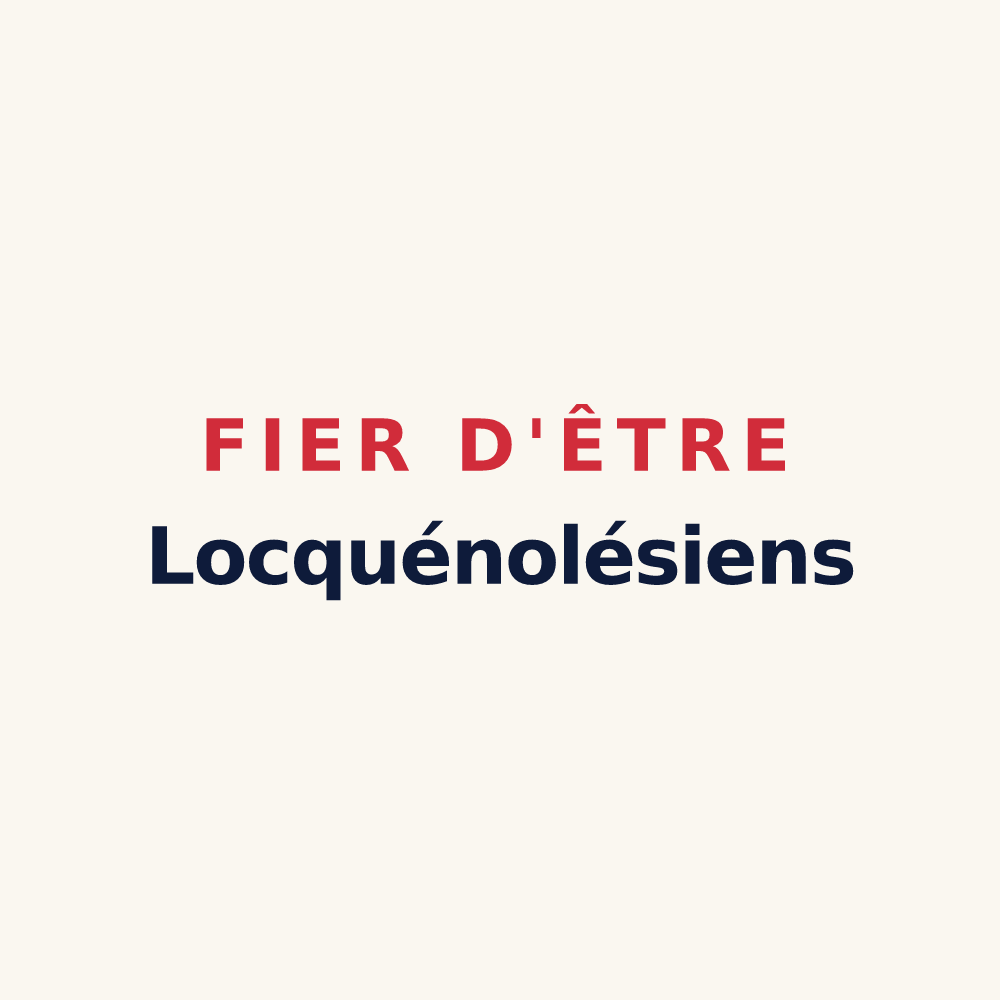 Tasse « Fier d'être Locquénolésiens » — design pour Locquénolé