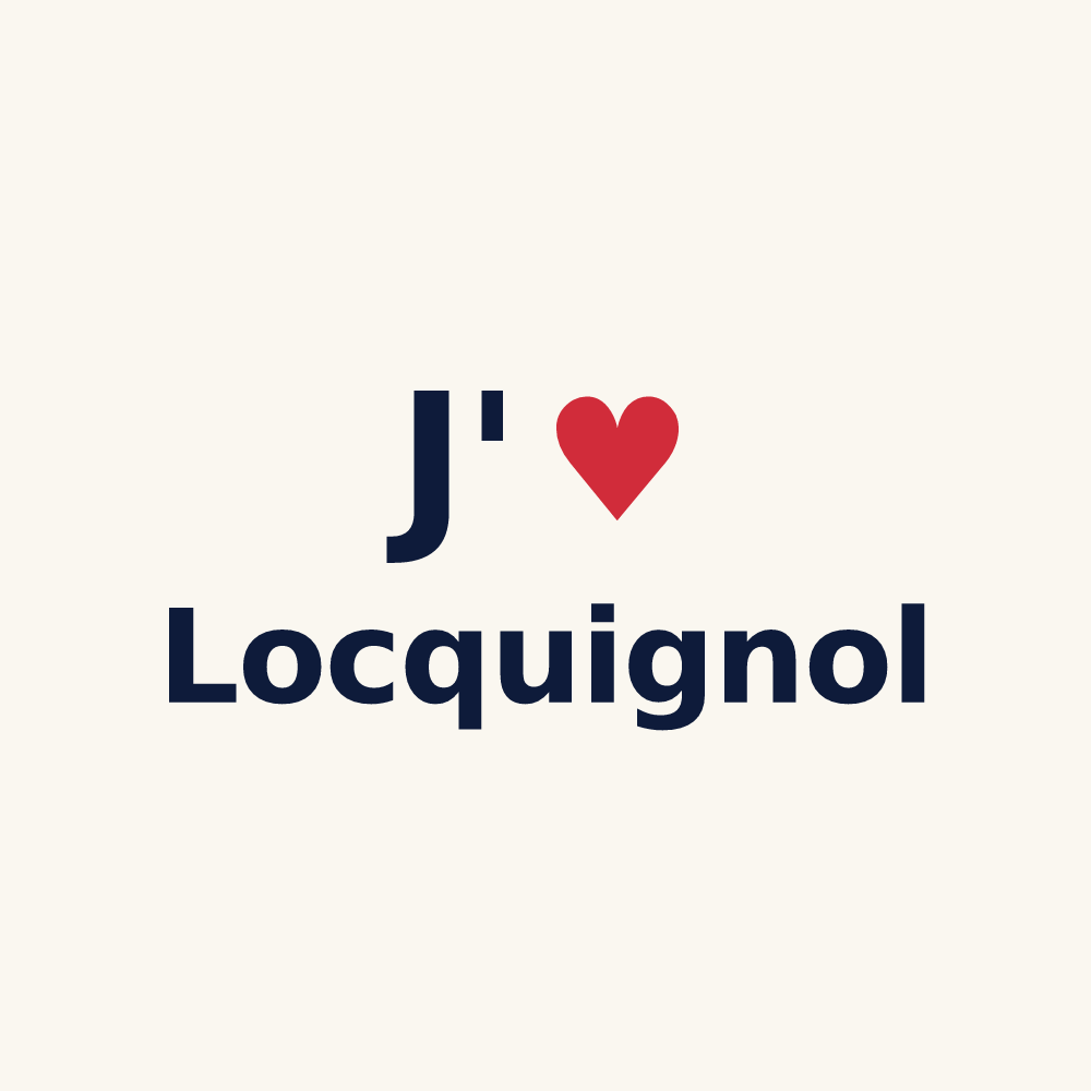 Tasse personnalisée Locquignol — design J'aime Locquignol
