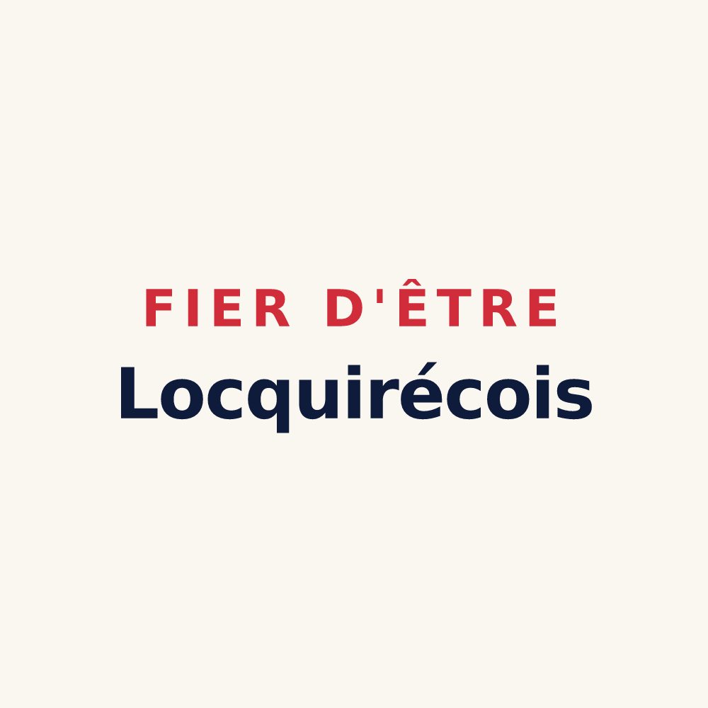 Tasse « Fier d'être Locquirécois » — design pour Locquirec